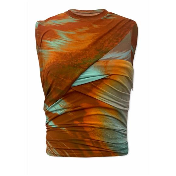 JONATHAN SIMKHAI Tops - NEW JONATHAN SIMKHAI terra top in masala marble print